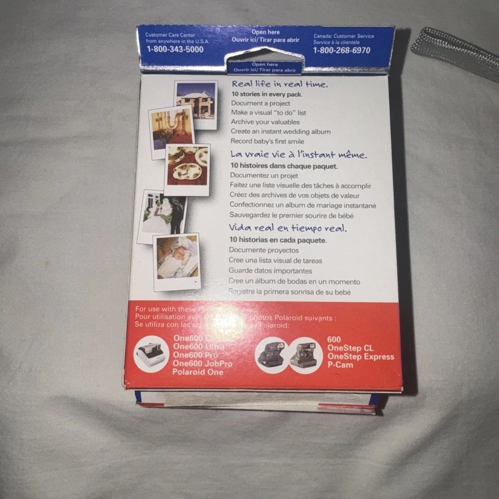 (3) Polaroid 600 - Color instant film Expired 2009 Polaroid One600 Camera Tested
